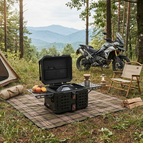 45l black motorcycle top - 45l,